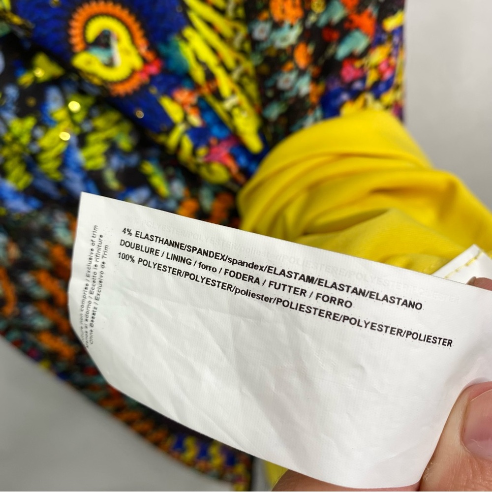 Joseph Ribkoff Multicolor Patterned Dress - Picture 9 of 11